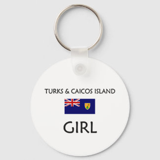 TURKS & CAICOS ISLAND GIRL KEYCHAIN