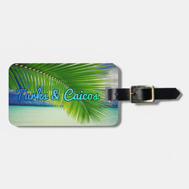 Turks & Caicos luggage tag (Front Horizontal)