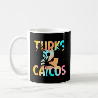 Turks Caicos Palm Trees Coffee Mug