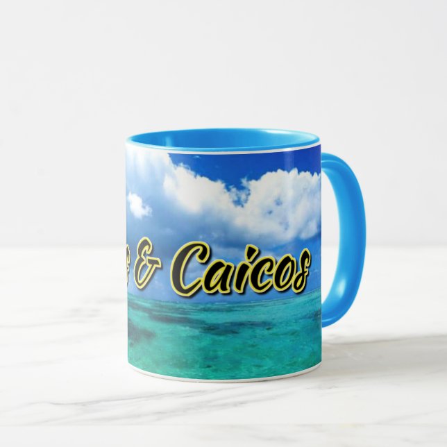Turks & Caicos sea sky Mug (Front Right)