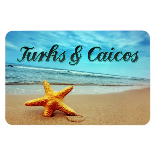 Turks  Caicos starfish Magnet