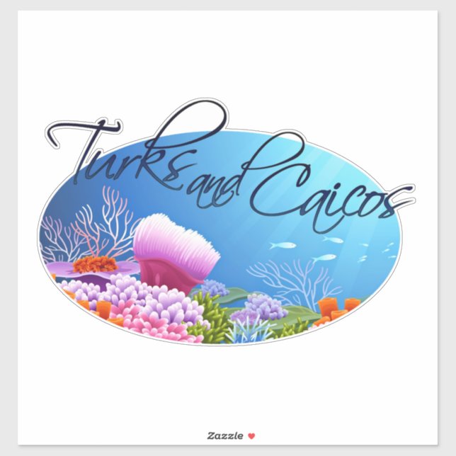 Turks & Caicos Sticker (Sheet)