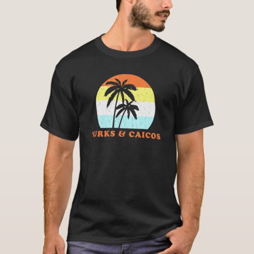 Turks Caicos Sun Surf Vacation T_Shirt