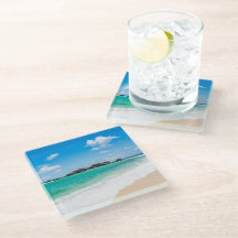 Turks & Caicos Tropical Beach Coaster