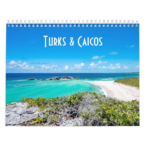 Turks  Caicos Wall Calendar