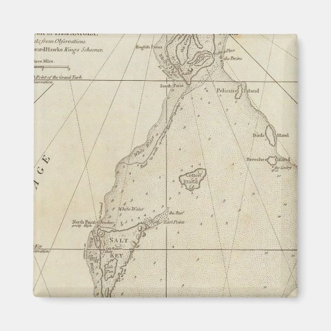 Turks Islands Magnet (Front)