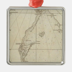 Turks Islands Metal Ornament