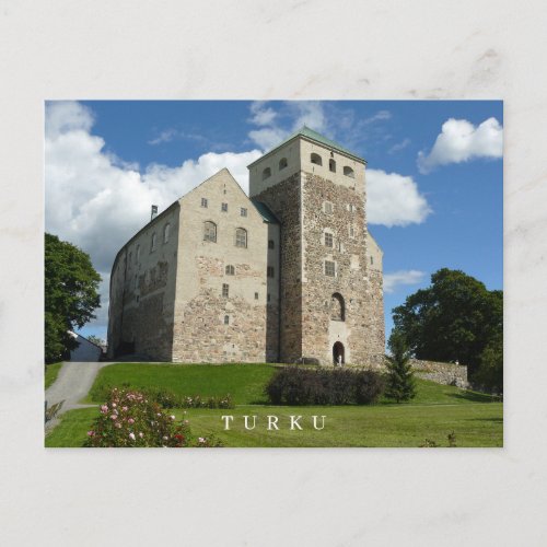 Turku Castle view postcard
