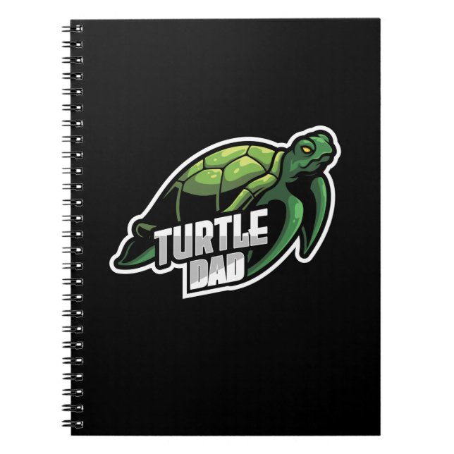 Turlte Lover | Turtle Dad Notebook (Front)