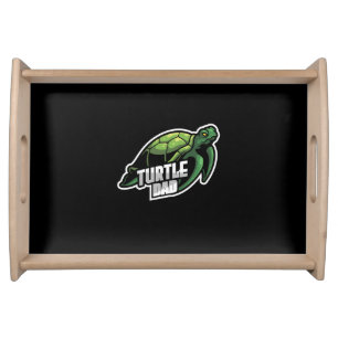Turlte Lover Turtle Dad Serving Tray