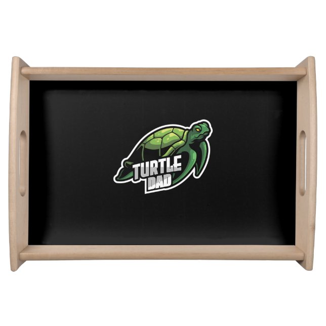 Turlte Lover | Turtle Dad Serving Tray (Front)