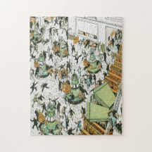 Turmoil at the NY Stock Exchange, by Tony Sarg