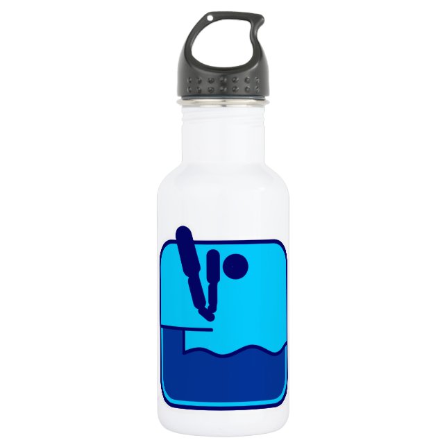 Turmspringen Stainless Steel Water Bottle (Front)