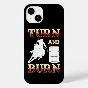 Turn and Burn Barrel Racing Case-Mate iPhone 14 Case