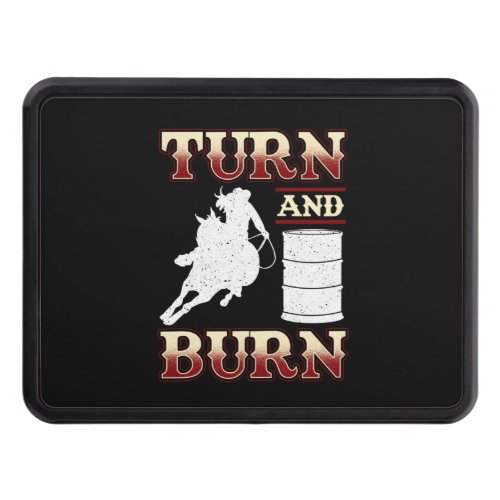 Turn and Burn Barrel Racing Hitch Cover