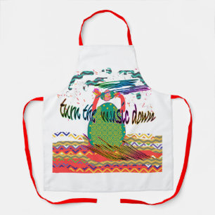  Turn Down the Music Apron