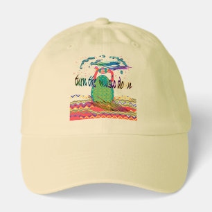Turn Down The Music Butter Yellow Hat