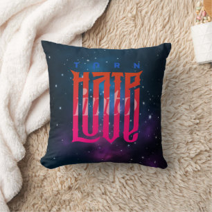 Turn Hate into Love    Throw Pillow