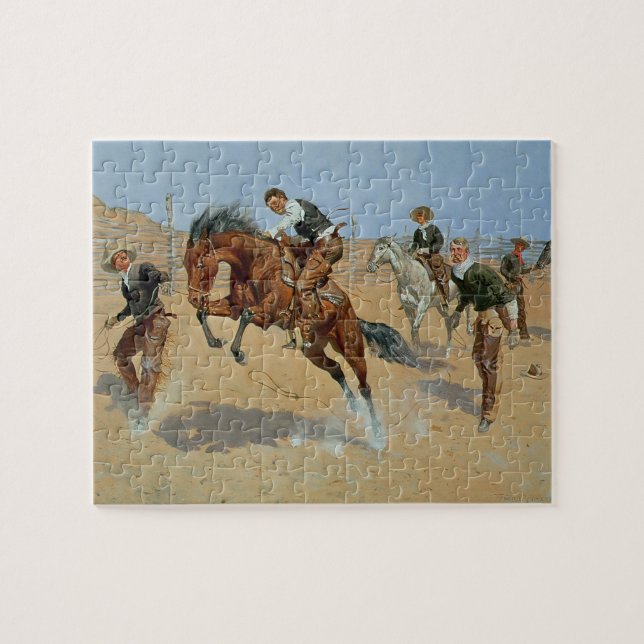 Turn Him Loose, Bill, c.1893 (oil on canvas) Jigsaw Puzzle (Horizontal)