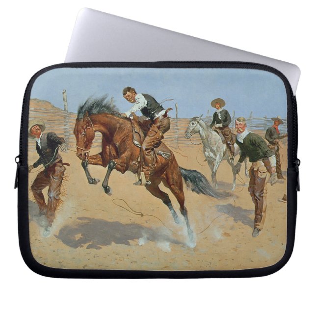 Turn Him Loose, Bill, c.1893 (oil on canvas) Laptop Sleeve (Front)