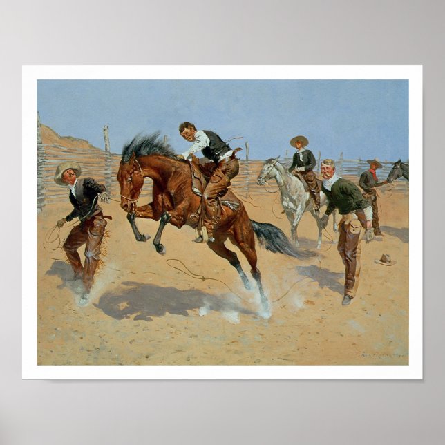 Turn Him Loose, Bill, c.1893 (oil on canvas) Poster (Front)