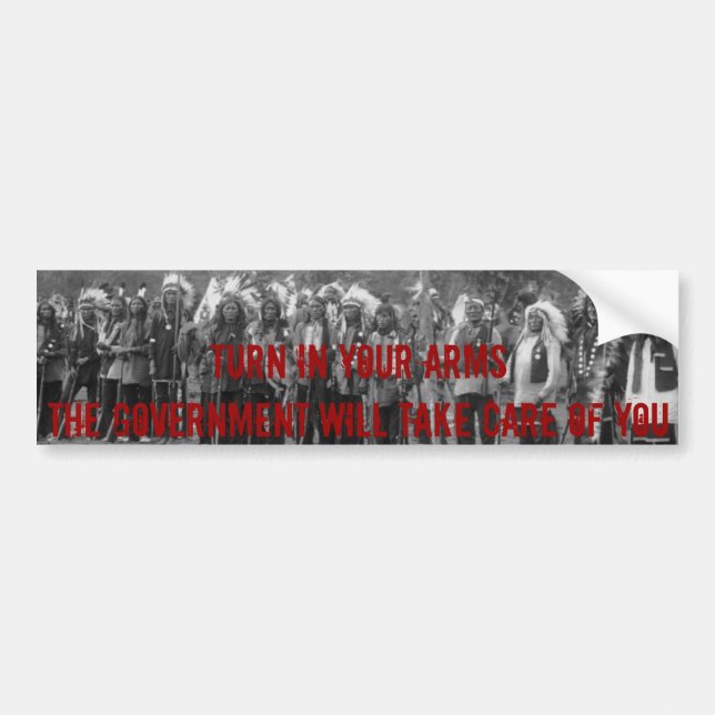 Turn in your Arms - Bumper Sticker (Front)