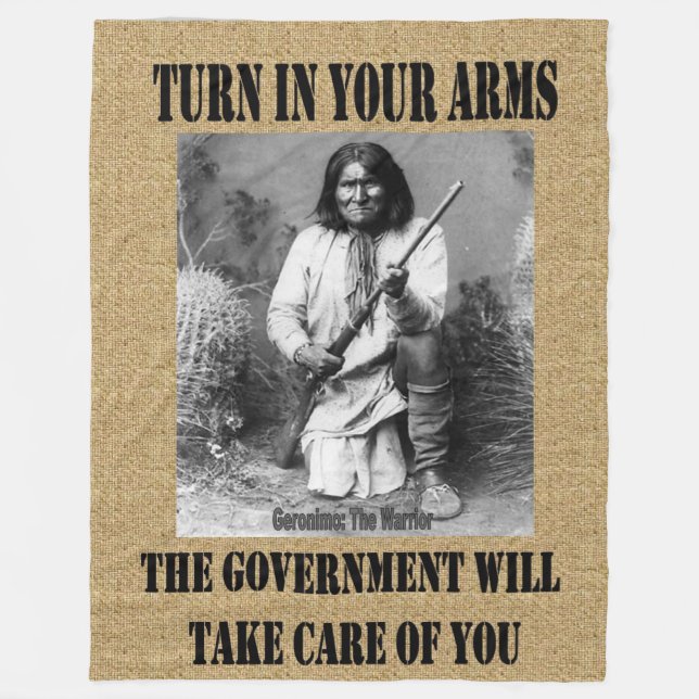 TURN IN YOUR ARMS FLEECE BLANKET (Front)