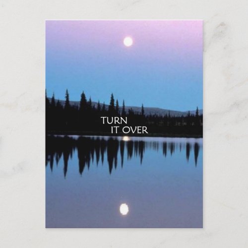 Turn It Over Postcard