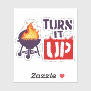 Turn It Up Sticker