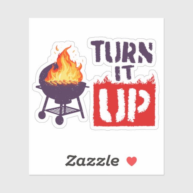 Turn It Up Sticker (Sheet)