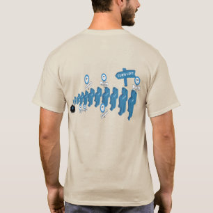TURN LEFT CONSERVATIVE SATIRE T-Shirt