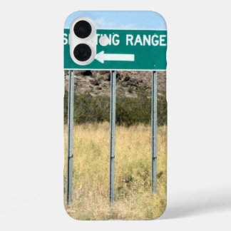 Turn Left to Shooting Range iPhone 16 Plus Case
