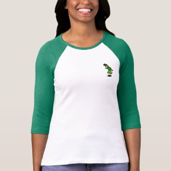 Turn Me Over Kiss Me Clover T-shirt by Shamrockz at Zazzle