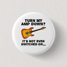 Turn My Amp Down Electric Guitar Funny Guitarist