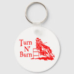 Turn N Burn Keychain at Zazzle