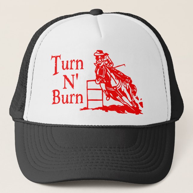 TURN N BURN TRUCKER HAT (Front)