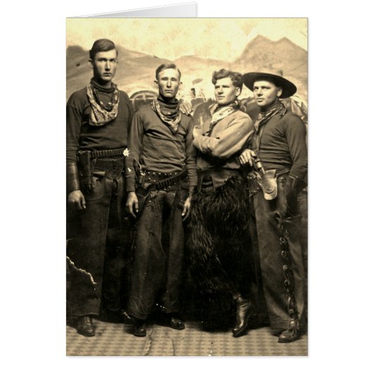 Turn of the Century Cowboys Cards (Front)