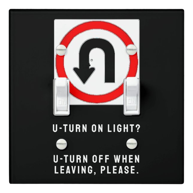 Turn Off Light Reminder Light Switch Cover (In Situ)