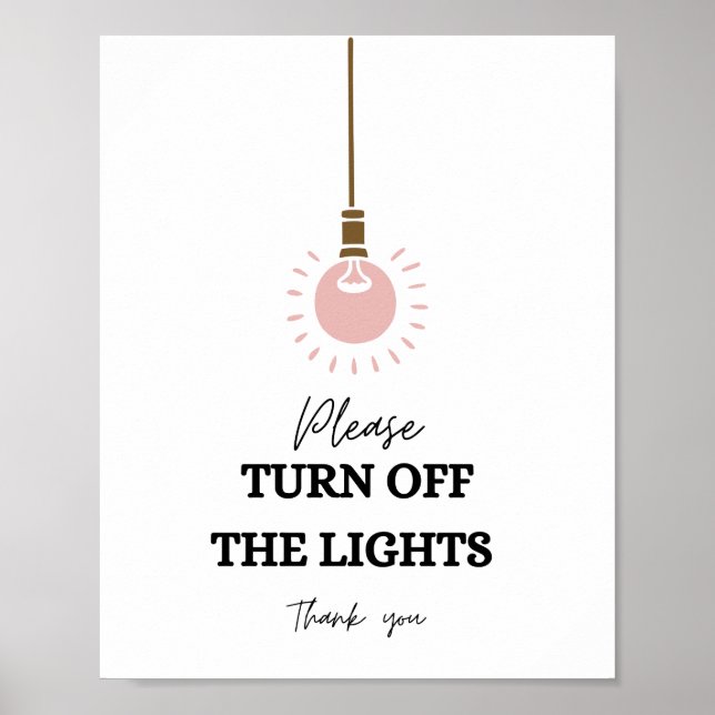 Turn Off the Lights  Poster (Front)