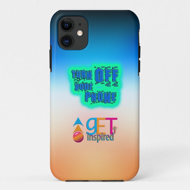 Turn off your phone Case-Mate iPhone case (Back)