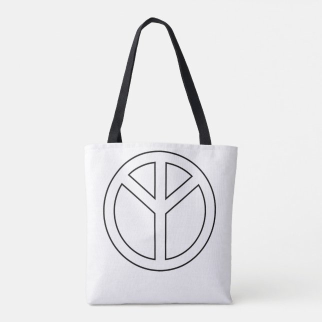 Turn Peace UP Tote Bag (Back)