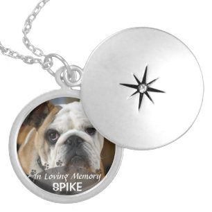 turn picture of dog into silver plated necklace