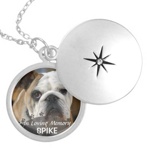 turn picture of dog into silver plated necklace