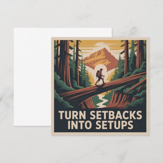 Turn Setbacks Into Setups (Front/Back)