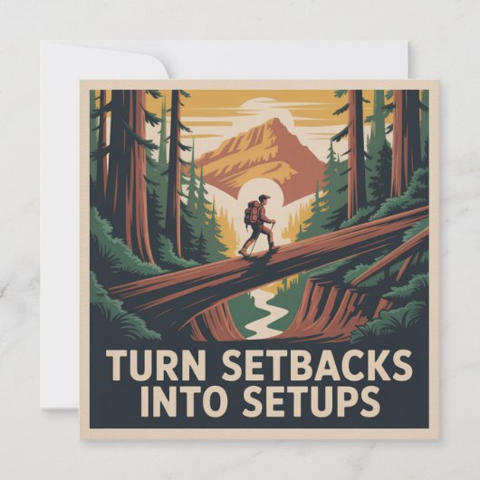 Turn Setbacks Into Setups (Front)