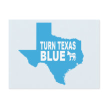 Turn Texas Blue Postcard | Vote Democrat