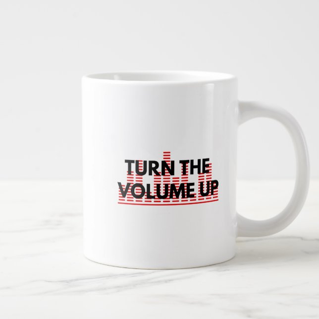Turn The Volume Up Coffee Mug (Right)