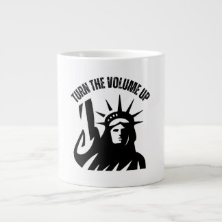 Turn The Volume Up New York Zohran Mamdani Giant Coffee Mug