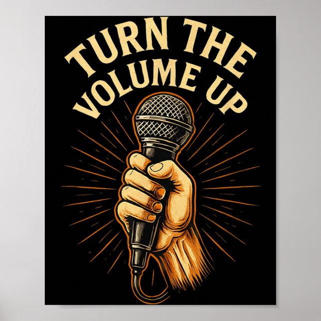 Turn The Volume Up  Poster (Front)