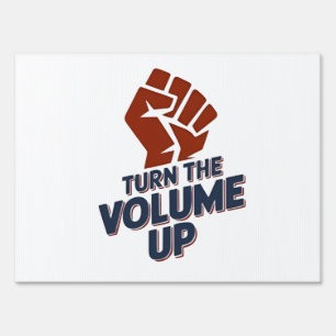 Turn the Volume Up Zohran NYC Major Democrat Sign